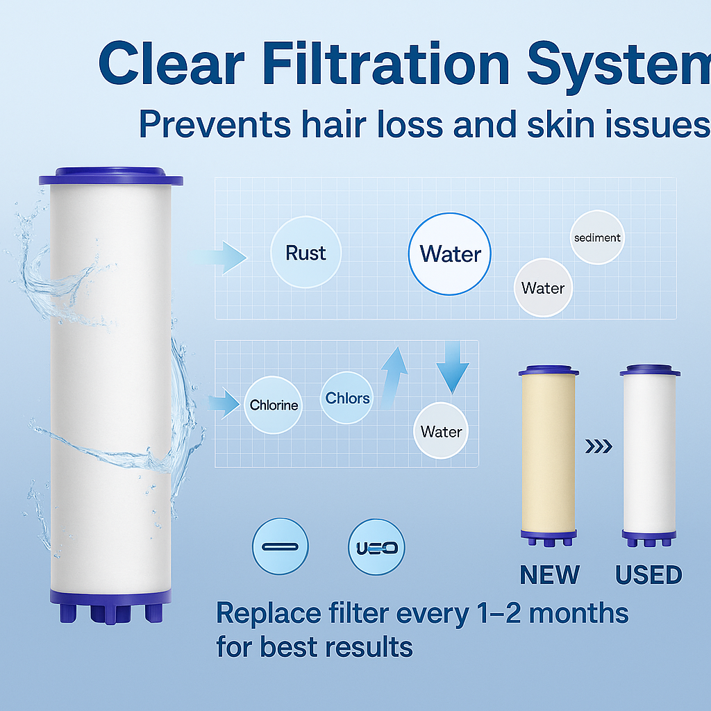 HydraGlow™ Replacement Filter Cartridges – 12 Pack (3.7")