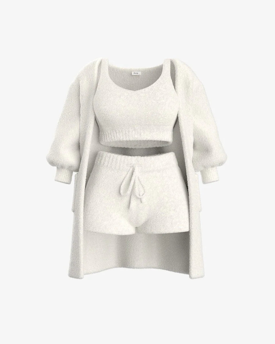 Soft Cozycloud™ Knit set 3 Piece Set Ivory
