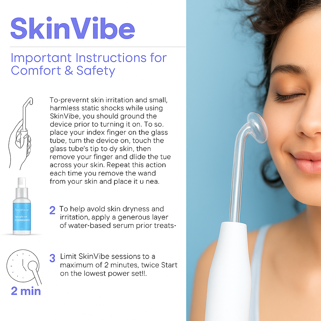 SkinVibe™ Clinical High Frequency Wand