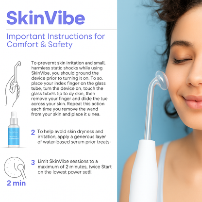 SkinVibe™ Clinical High Frequency Wand