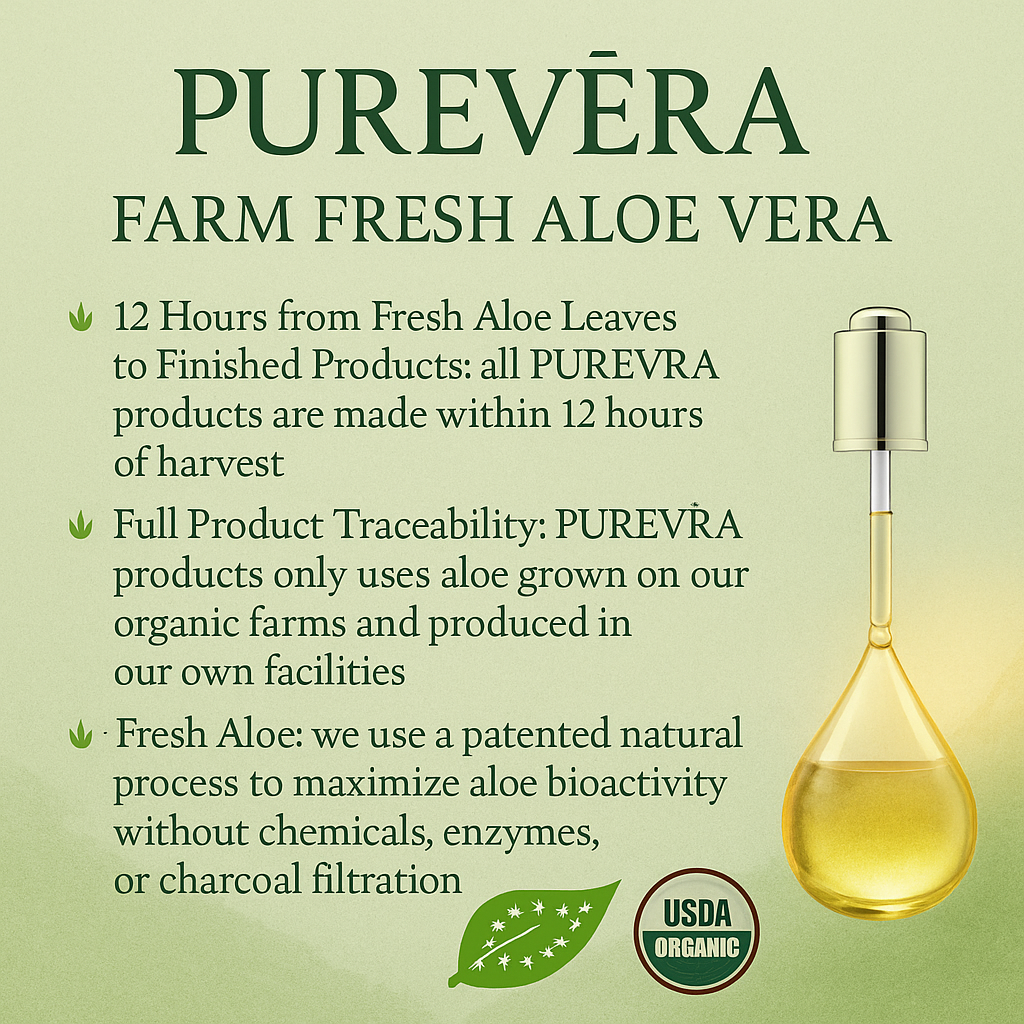 Purevera™ 96% Organic Aloe