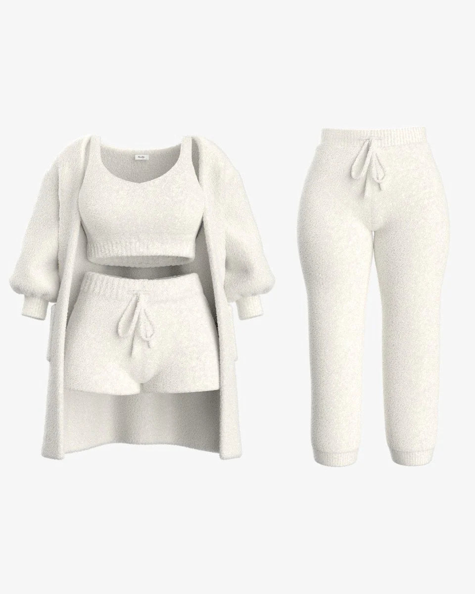 Soft Cozycloud™ Knit set 4 Piece Set Ivory